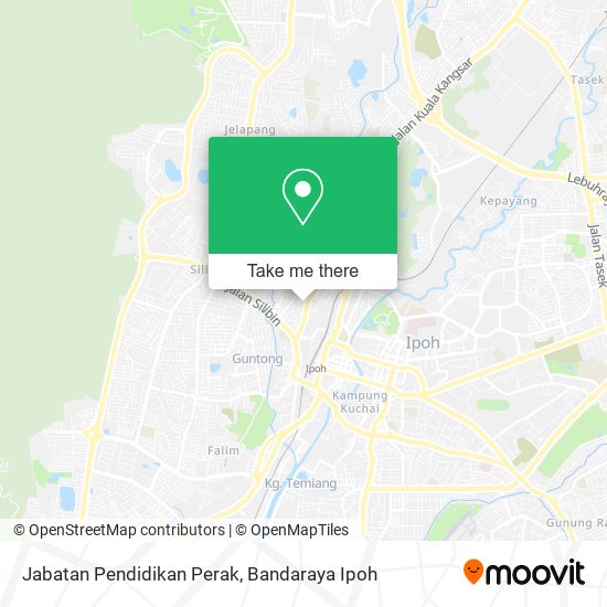 Peta Jabatan Pendidikan Perak