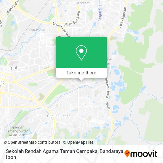 Peta Sekolah Rendah Agama Taman Cempaka