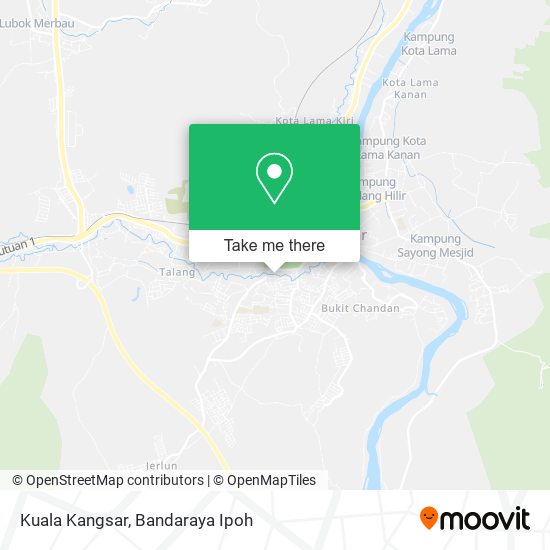 Kuala Kangsar map