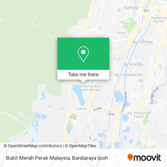 Bukit Merah Perak Malaysia map