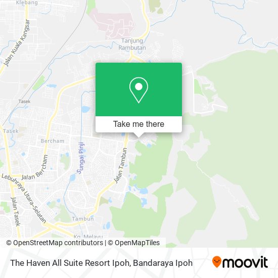 The Haven All Suite Resort Ipoh map