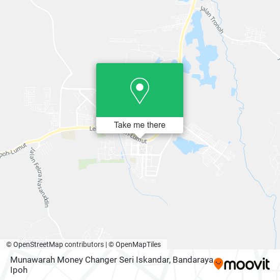 Peta Munawarah Money Changer Seri Iskandar