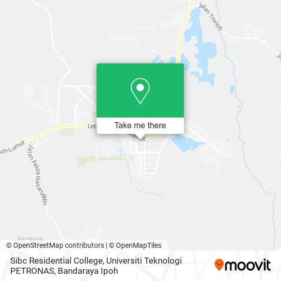 Peta Sibc Residential College, Universiti Teknologi PETRONAS