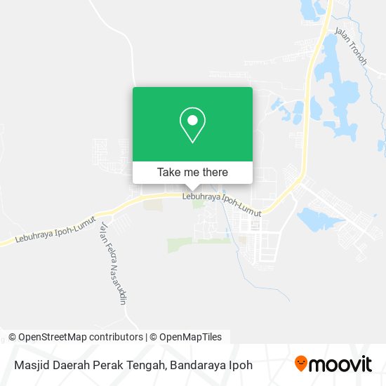 Peta Masjid Daerah Perak Tengah