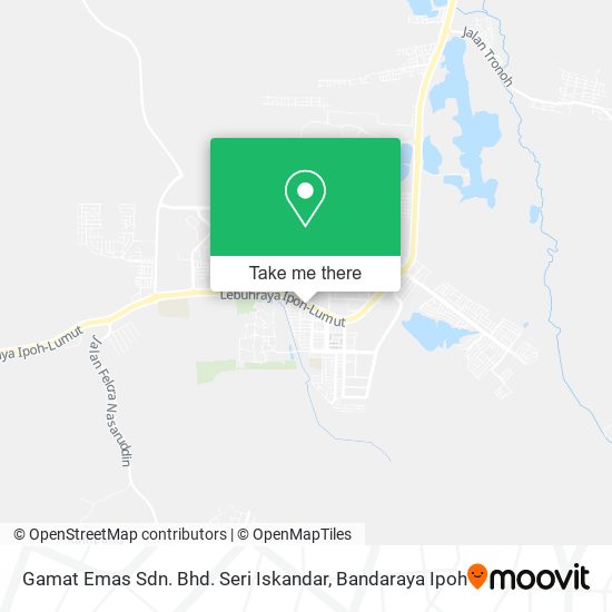 Gamat Emas Sdn. Bhd. Seri Iskandar map