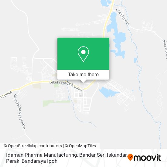Peta Idaman Pharma Manufacturing, Bandar Seri Iskandar, Perak