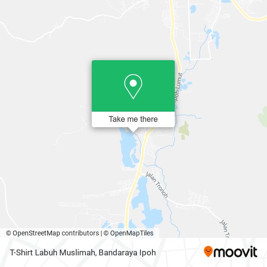 T-Shirt Labuh Muslimah map