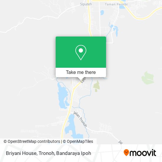 Briyani House, Tronoh map