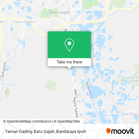 Taman Gading Batu Gajah map