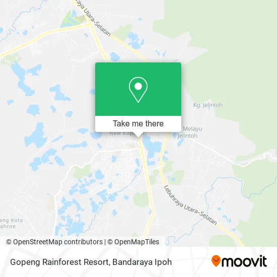 Gopeng Rainforest Resort map