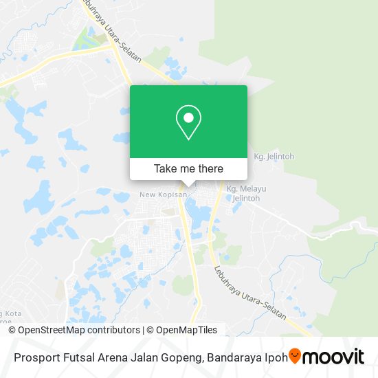 Prosport Futsal Arena Jalan Gopeng map