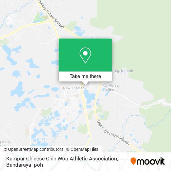 Kampar Chinese Chin Woo Athletic Association map