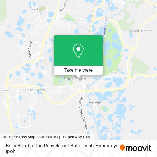 Balai Bomba Dan Penyelamat Batu Gajah map