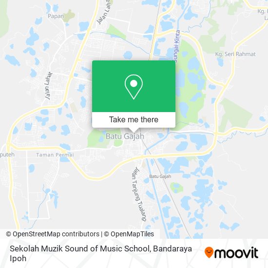 Sekolah Muzik Sound of Music School map