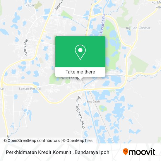 Perkhidmatan Kredit Komuniti map