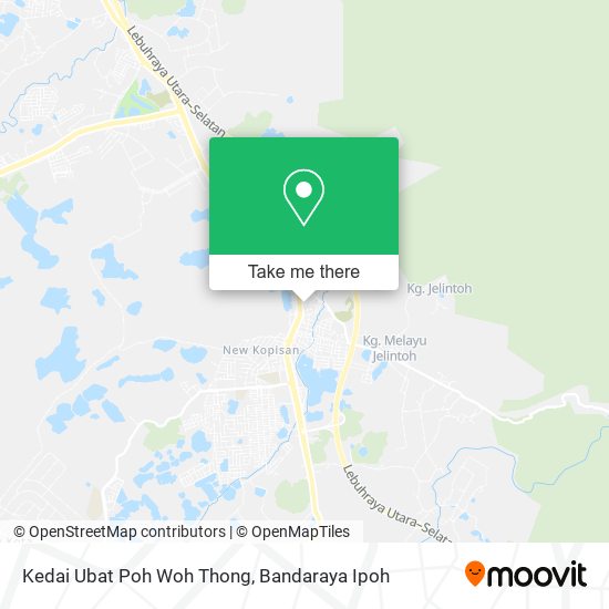 Peta Kedai Ubat Poh Woh Thong