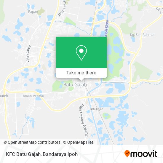 KFC Batu Gajah map