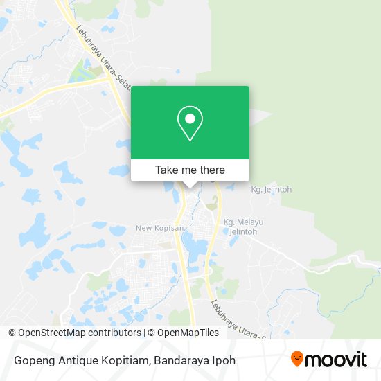 Gopeng Antique Kopitiam map