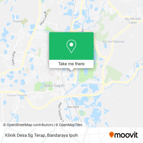 Klinik Desa Sg Terap map