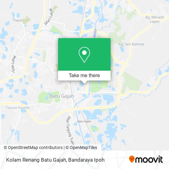 Peta Kolam Renang Batu Gajah