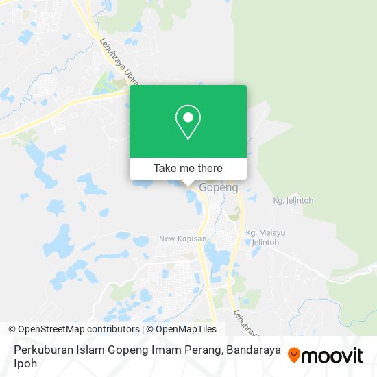 Perkuburan Islam Gopeng Imam Perang map