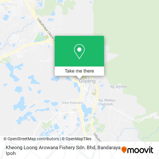 Peta Kheong Loong Arowana Fishery Sdn. Bhd