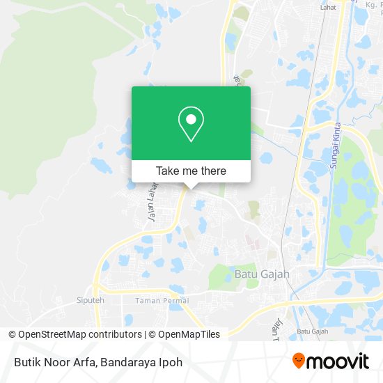 Butik Noor Arfa map