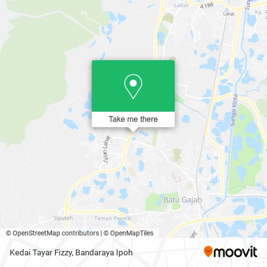 Kedai Tayar Fizzy map