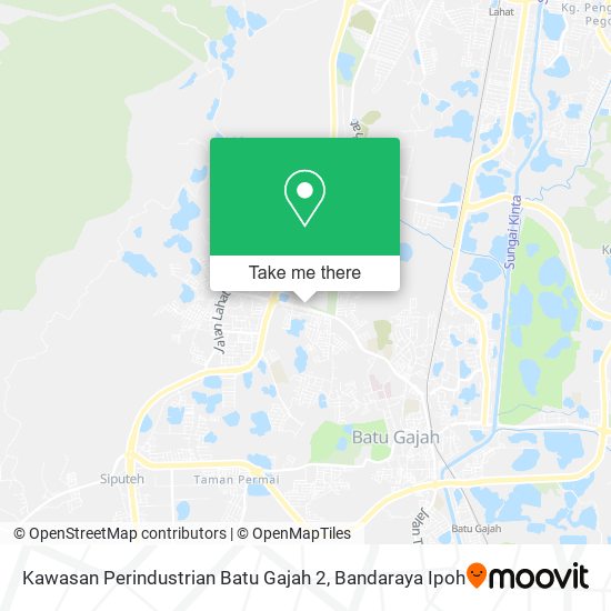 Peta Kawasan Perindustrian Batu Gajah 2