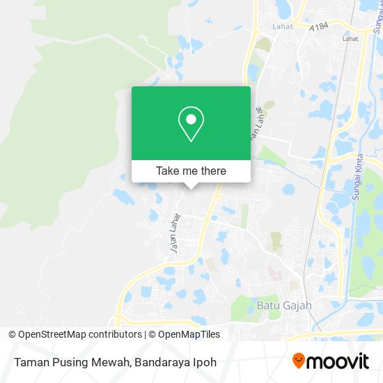 Taman Pusing Mewah map