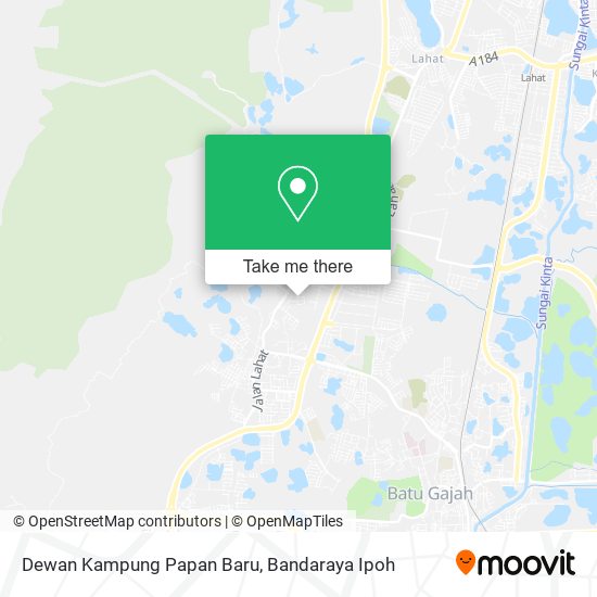 Dewan Kampung Papan Baru map