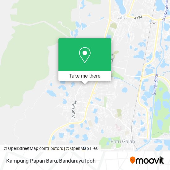 Kampung Papan Baru map