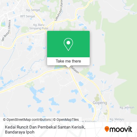 Peta Kedai Runcit Dan Pembekal Santan Kerisik
