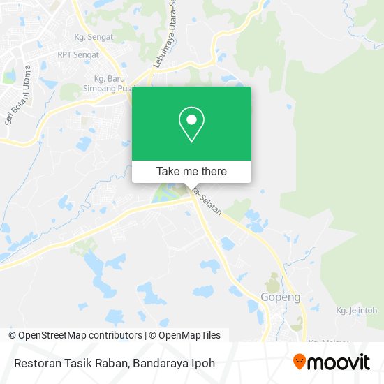 Restoran Tasik Raban map