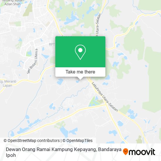 Dewan Orang Ramai Kampung Kepayang map