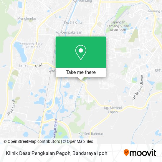 Peta Klinik Desa Pengkalan Pegoh
