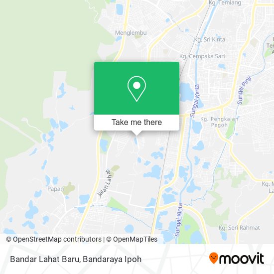 Peta Bandar Lahat Baru