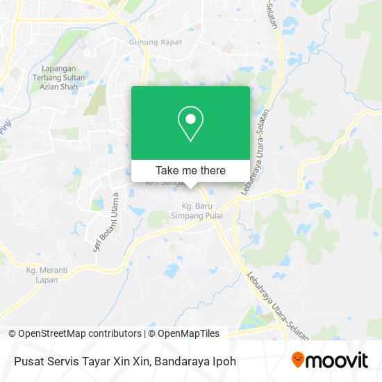 Pusat Servis Tayar Xin Xin map