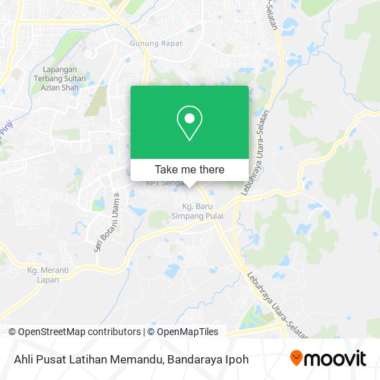 Peta Ahli Pusat Latihan Memandu