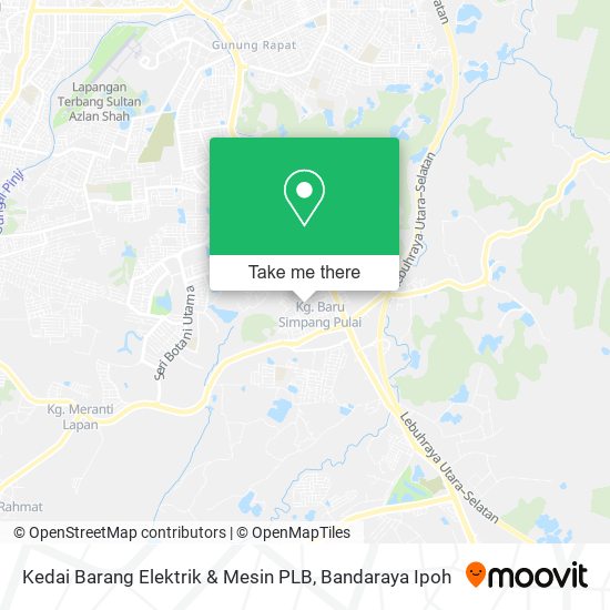 Peta Kedai Barang Elektrik & Mesin PLB