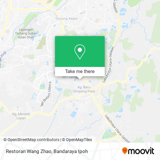 Peta Restoran Wang Zhao