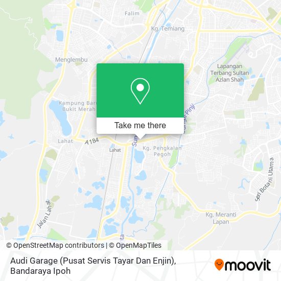 Peta Audi Garage (Pusat Servis Tayar Dan Enjin)