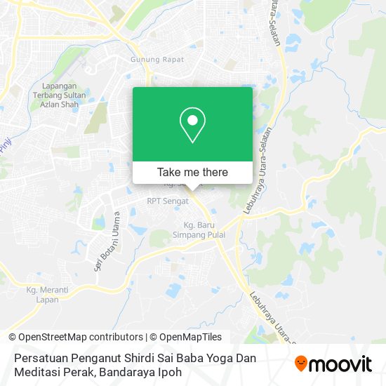 Peta Persatuan Penganut Shirdi Sai Baba Yoga Dan Meditasi Perak