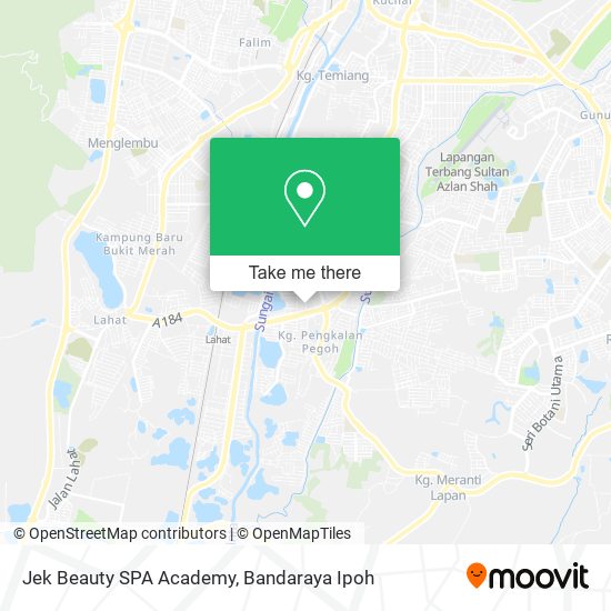 Jek Beauty SPA Academy map