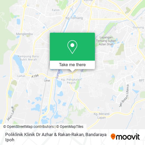 Peta Poliklinik Klinik Dr Azhar & Rakan-Rakan