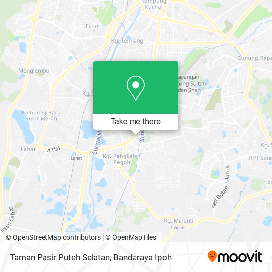 Peta Taman Pasir Puteh Selatan