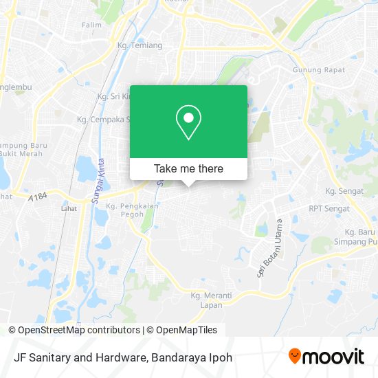 JF Sanitary and Hardware map