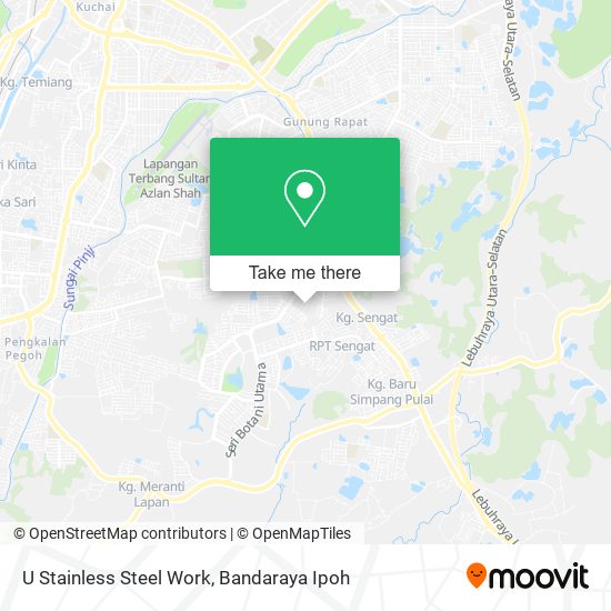 U Stainless Steel Work map