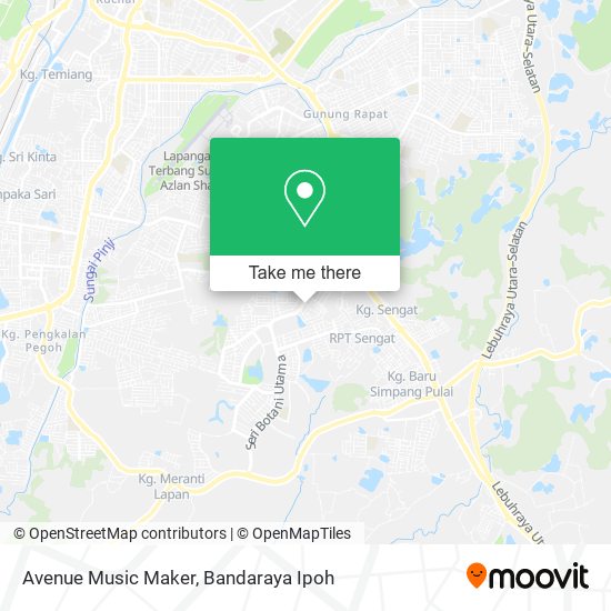 Avenue Music Maker map