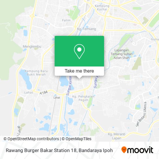 Rawang Burger Bakar Station 18 map